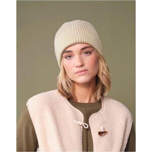 Beechfield Unisex Adult Rib Knit Beanie / Oatmeal
